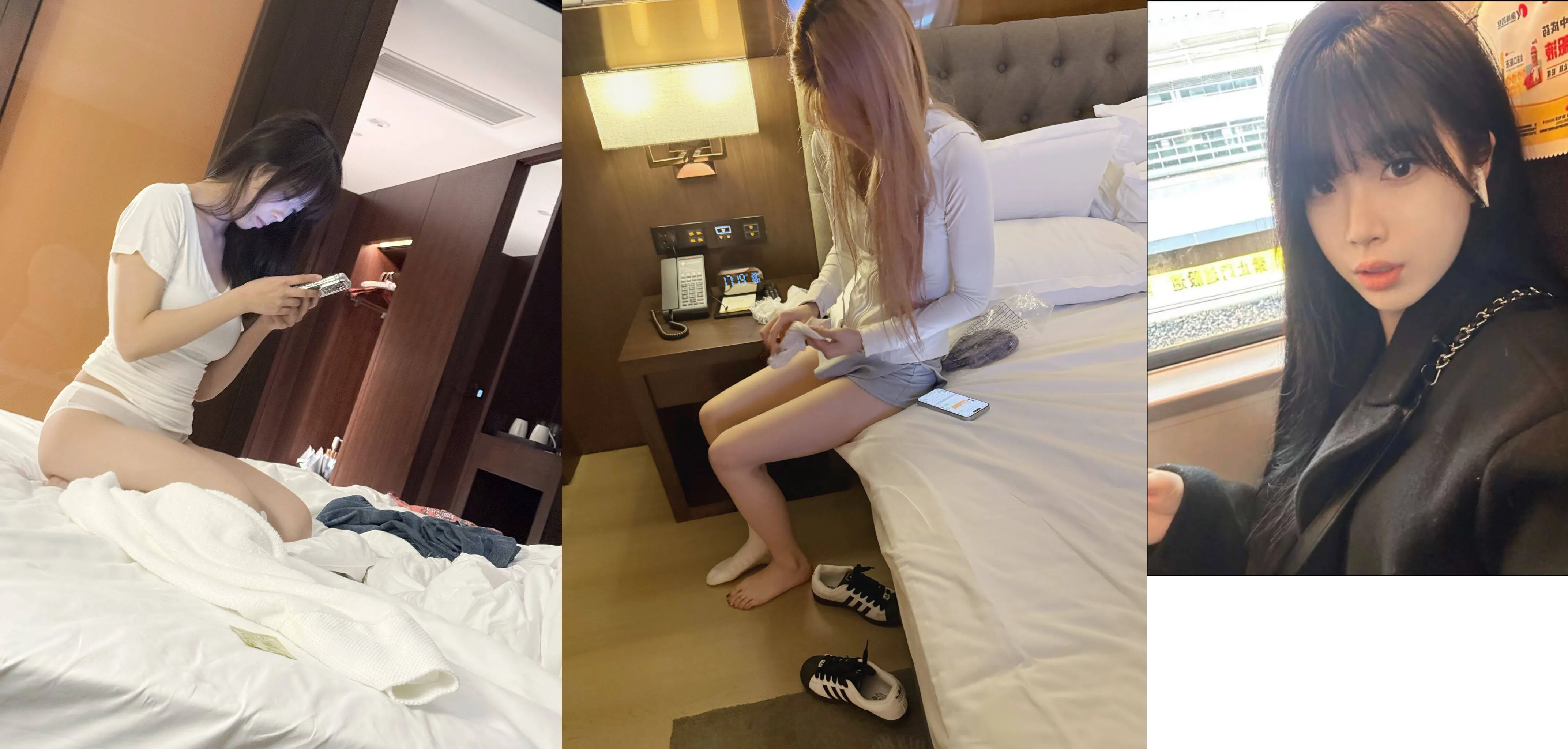 高颜值情侣泄密完美女神流出 各种情趣装无套抽插 抱着大长腿被操出白浆